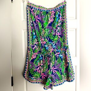 💚💙💚💙NWT Lilly Pulitzer Rikki Romper-SzM- How You Like Me Prowl💙💚💙💚
